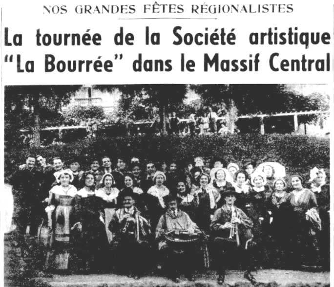 La Bourrée août 1938