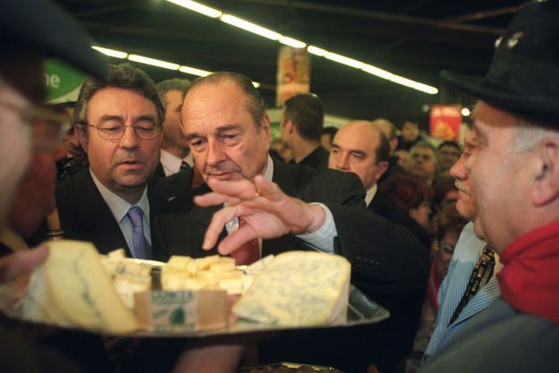 Chirac Salon de l Agriculture en 2002